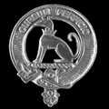Hunter Clan Cap Crest Sterling Silver Clan Hunter Badge