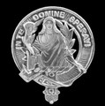 Lyon Clan Cap Crest Sterling Silver Clan Lyon Badge