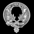 MacArthur Clan Cap Crest Sterling Silver Clan MacArthur Badge