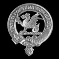 MacBeth Clan Cap Crest Sterling Silver Clan MacBeth Badge