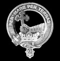 MacDonald Clan Cap Crest Sterling Silver Clan MacDonald Badge
