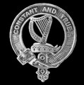 Rose Clan Cap Crest Sterling Silver Clan Rose Badge
