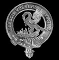 Stewart Clan Cap Crest Sterling Silver Clan Stewart Badge