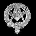 Scottish Masonic Cap Crest Sterling Silver Scottish Masonic Badge