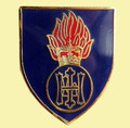 Royal Highland Fusiliers British Military Shield Enamel Badge Lapel Pin Set x 3