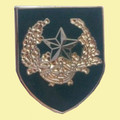 Cameronians British Military Shield Enamel Badge Lapel Pin Set x 3