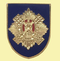 Royal Scots British Military Shield Enamel Badge Lapel Pin Set x 3