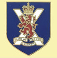 Royal Regiment Of Scotland British Military Shield Enamel Badge Lapel Pin Set x 3