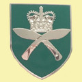 Royal Gurkha Regiment British Military Shield Enamel Badge Lapel Pin Set x 3