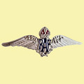 Royal Air Force Sweetheart Wings Military Badge Bright Nickel Lapel Pin Set x 3