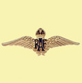 Royal Air Force Sweetheart Wings Military Badge Gilt Lapel Pin Set x 3