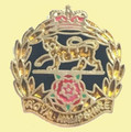 Royal Hampshire British Military Shield Enamel Badge Small Lapel Pin Set x 3