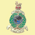 Royal Marines British Military Enamel Badge Large Lapel Pin Set x 3