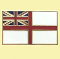 Royal Navy White Ensign Flag British Military Enamel Badge Lapel Pin Set x 3