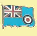 Royal Air Force Flag British Military Enamel Badge Small Lapel Pin Set x 3