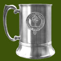 Anderson Clan Badge Stainless Steel Pewter Clan Crest Tankard