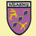 Ireland Killarney Shield Places Embroidered Cloth Patch Set x 3