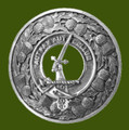 Gunn Clan Crest Thistle Round Stylish Pewter Clan Badge Plaid Brooch
