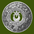 MacColl Clan Crest Thistle Round Stylish Pewter Clan Badge Plaid Brooch