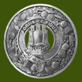 MacLachlan Clan Crest Thistle Round Stylish Pewter Clan Badge Plaid Brooch