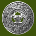 MacLeod Of Harris Clan Crest Thistle Round Stylish Pewter Clan Badge Plaid Brooch