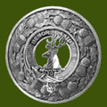 MacPhail Clan Crest Thistle Round Stylish Pewter Clan Badge Plaid Brooch