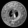 MacPhail Clan Crest Thistle Round Sterling Silver Clan Badge Plaid Brooch