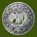 Munro Clan Crest Thistle Round Stylish Pewter Clan Badge Plaid Brooch