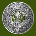 Urquhart Clan Crest Thistle Round Stylish Pewter Clan Badge Plaid Brooch