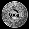Weir Clan Crest Thistle Round Sterling Silver Clan Badge Plaid Brooch