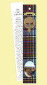 Anderson Clan Tartan Anderson History Bookmarks Set of 2