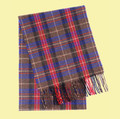 Griffiths Welsh Tartan Brushed Lambswool Unisex Fringed Scarf