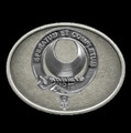 Arnott Clan Badge Oval Antiqued Mens Sterling Silver Belt Buckle
