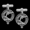 Alexander Clan Badge Sterling Silver Clan Crest Cufflinks