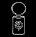 Abercrombie Clan Badge Stainless Steel Silver Clan Crest Keyring
