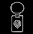 Agnew Clan Badge Stainless Steel Silver Clan Crest Keyring