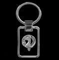 Arbuthnot Clan Badge Stainless Steel Silver Clan Crest Keyring