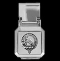 Abernethy Clan Badge Stainless Steel Silver Clan Crest Money Clip
