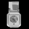 Agnew Clan Badge Stainless Steel Silver Clan Crest Money Clip