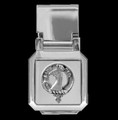 Arbuthnot Clan Badge Stainless Steel Silver Clan Crest Money Clip