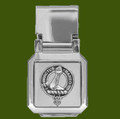 Armstrong Clan Badge Stainless Steel Pewter Clan Crest Money Clip