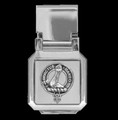 Armstrong Clan Badge Stainless Steel Silver Clan Crest Money Clip