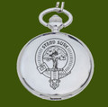 Clan Badge Engraved Round Polished Clan Crest Pocket Watch