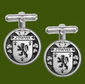 ODwyer Irish Coat Of Arms Claddagh Stylish Pewter Family Crest Cufflinks