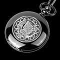 Marr Clan Badge Silver Clan Crest Black Hunter Pocket Watch