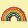 Rainbow Pride Arch Enamel Badge Lapel Pin Set x 3