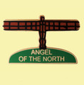 Angel Of The North United Kingdom Place Themed Enamel Lapel Pin Set x 3