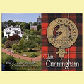 Cunningham Clan Badge Scottish Family Name Fridge Magnets Set of 10
