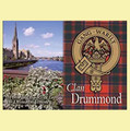 Drummond Clan Badge Scottish Family Name Fridge Magnets Set of 10
