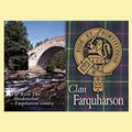 Farquharson Clan Badge Scottish Family Name Fridge Magnets Set of 10